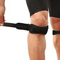 Los mejores  - AGPTEK 2 Pack Rodillera Ajustable- Rodilla Protector Correa Rotuliana para Tendón Alivio de la Tendinitis- la…